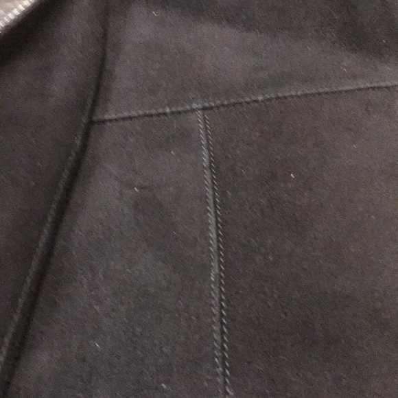 Pura Lopez over the knee suede boots in black - Picture 2 of 7